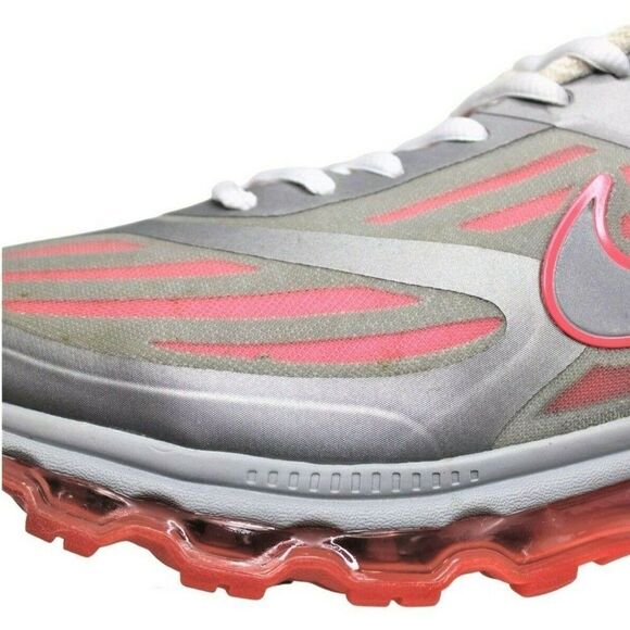 Women's Sneakers Nike Air Max Ultra Medium Grey Solar Red Style 454346-002 Sz 8 - Picture 8 of 12